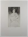 EDGAR CHAHINE Group of 6 etchings.